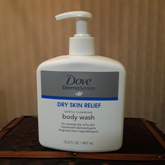 Dove DermaSeries Makeup Fragrance Free Dove Dry Skin Relief Body
